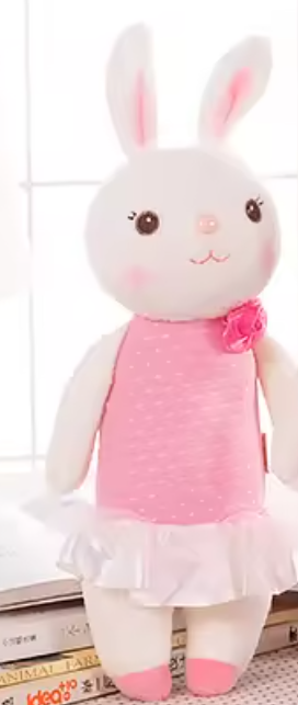 Peluche Lapin Artisanale - Doux Jouet pour Bébé