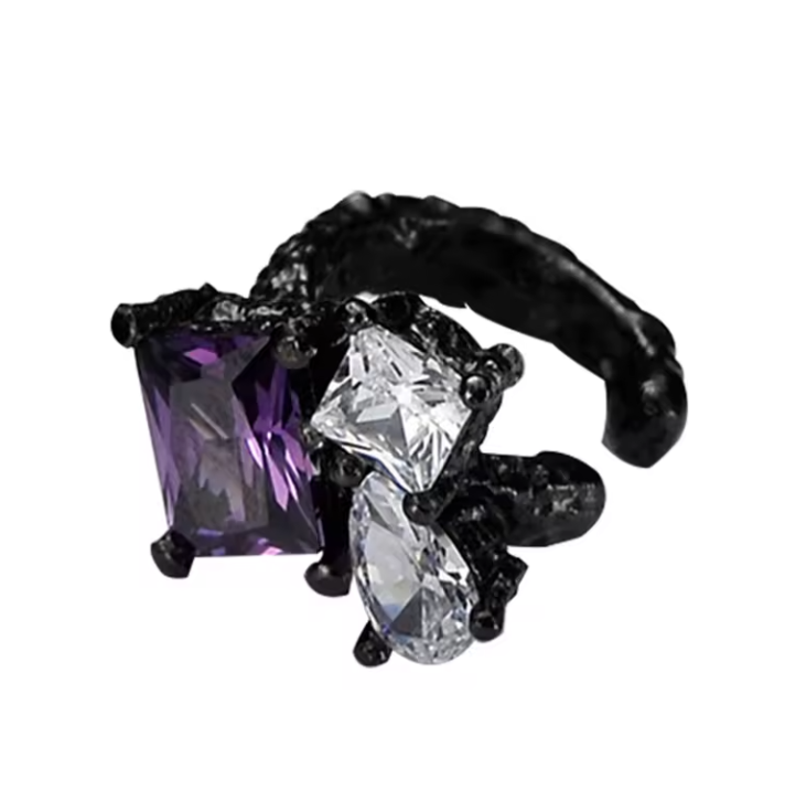 Pince d'oreille en argent sterling 925, super brillante et sans percement