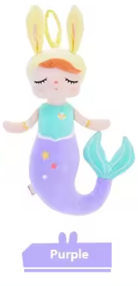 Angella Peluche de Sirène avec Sac-Cadeau