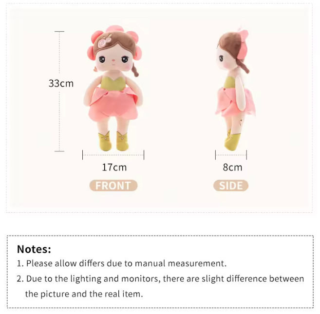 Angella Fées Florale,Peluche Féerique et Florissante