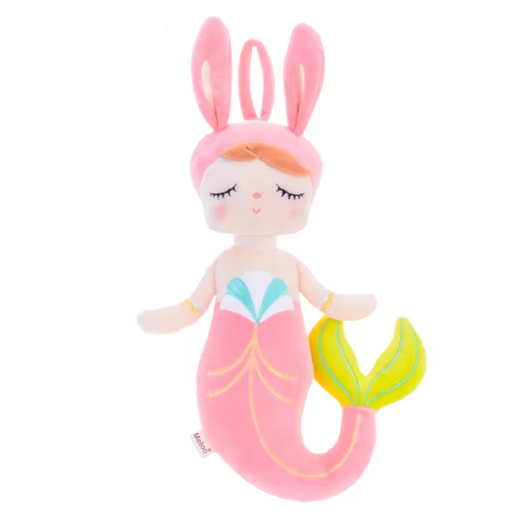 Angella Peluche de Sirène avec Sac-Cadeau