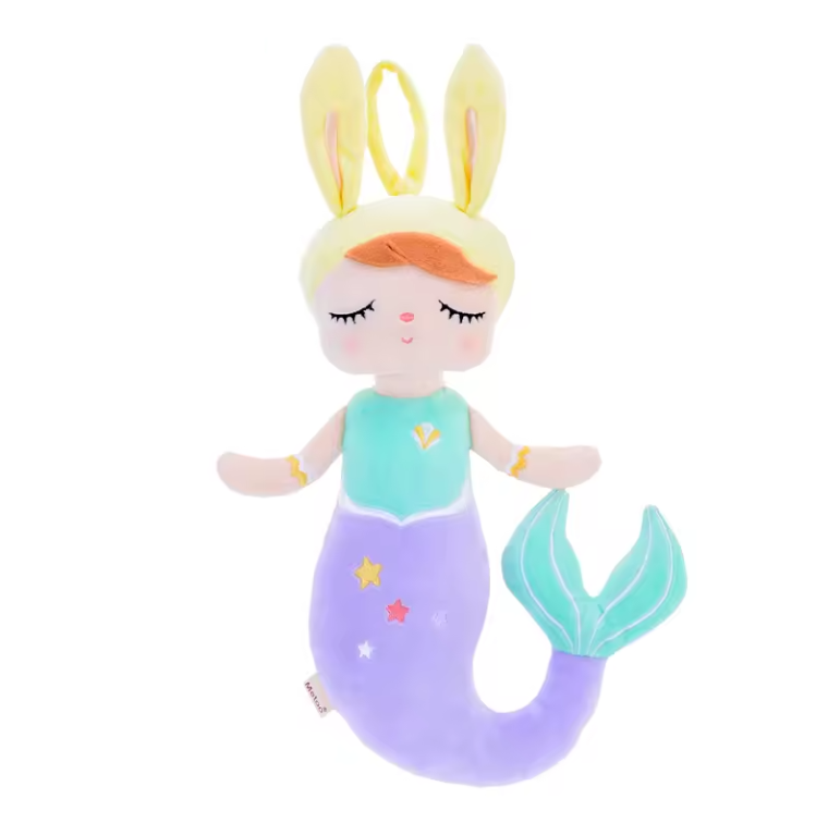 Angella Peluche de Sirène avec Sac-Cadeau