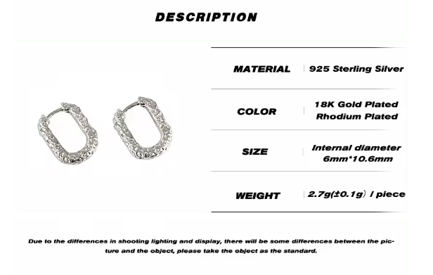 Collier pendentif en argent sterling S925 plaqué Or 18 carats & Rhodium