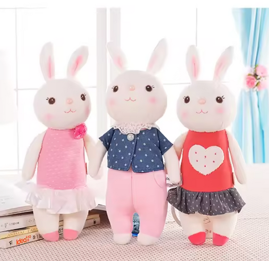 Peluche Lapin Artisanale - Doux Jouet pour Bébé