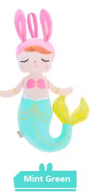Angella Peluche de Sirène avec Sac-Cadeau
