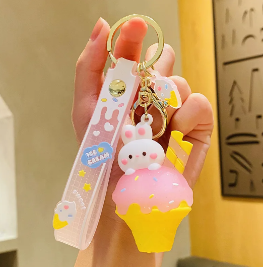 Porte-clés Lapin Ice-cream