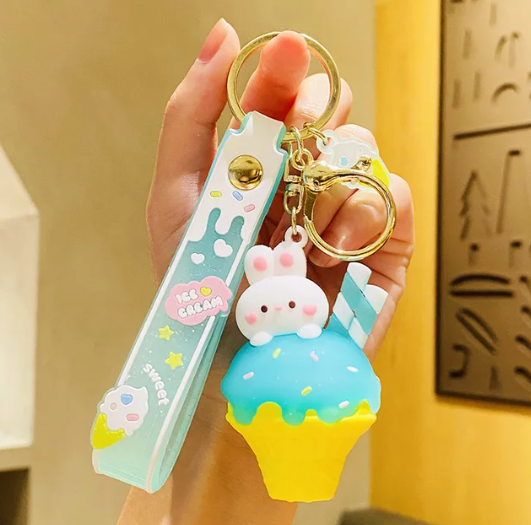 Porte-clés Lapin Ice-cream