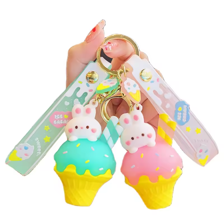 Porte-clés Lapin Ice-cream